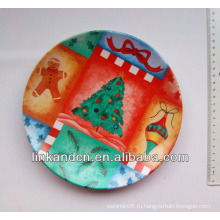 Лучшие качества керамические фрукты / подарок Рождественские пластины, декоративные керамические пластины ужин